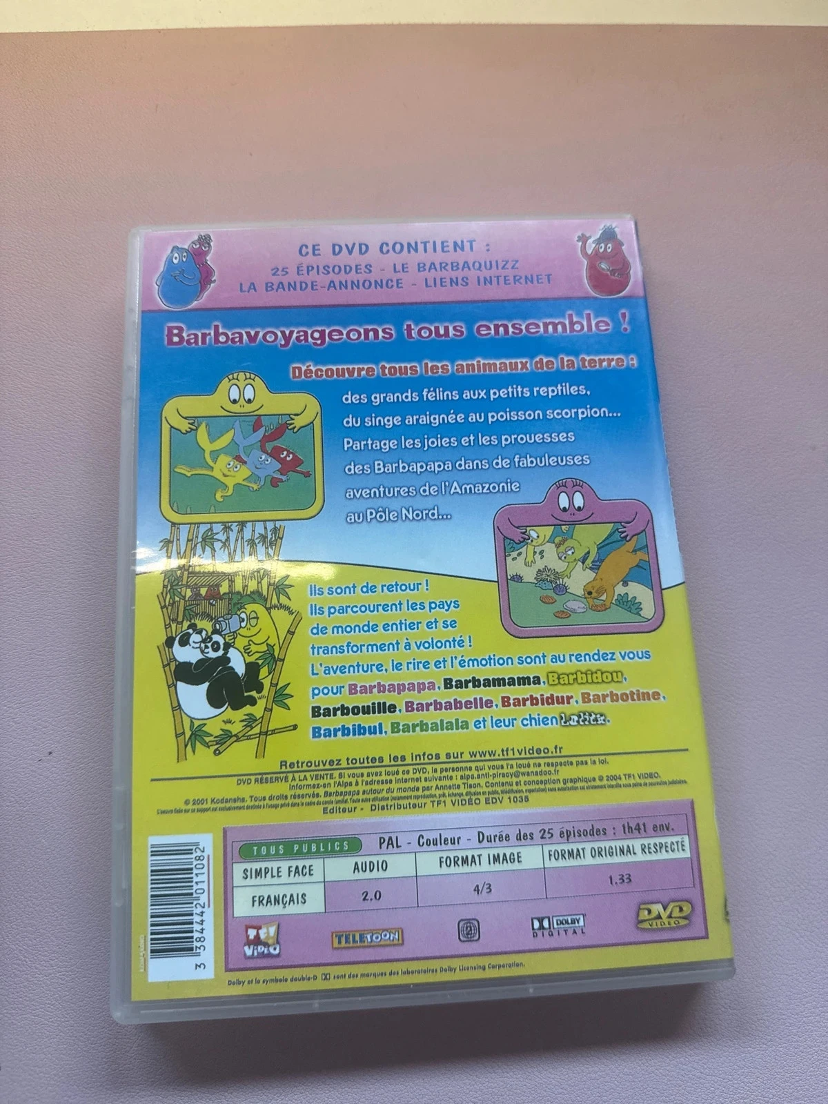 DVD Barbapapa – Ao redor do mundo: Descobrindo os animais 🐘🌍 – photo 3